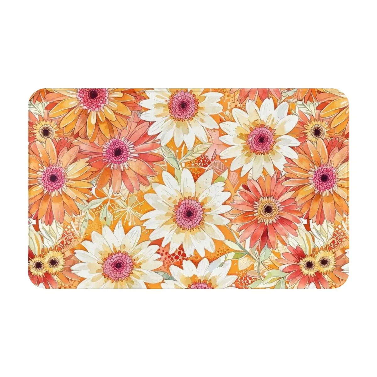 Plush Flannel Non-Slip Area Rug Gerbera Flower Comfortable and Durable Floor Mat for Home and Office
Plush Flannel Non-Slip Area Rug Gerbera Flower Comfortable and Durable Floor Mat for Home and Office