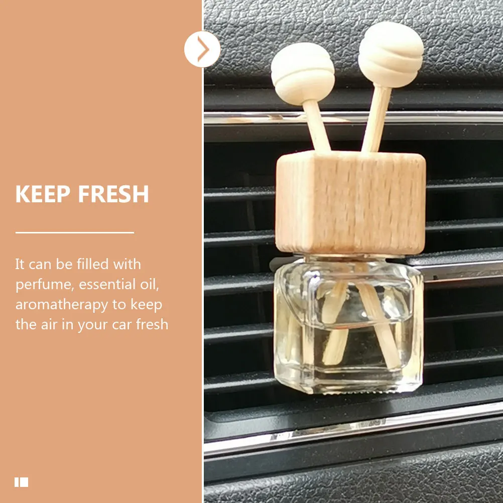 10Pcs Automotive Air Vent Aroma Diffuser Bottles Rotatable Wooden Lid Essential Oil Perfume Car Freshener Bottles for Air Vent
10Pcs Automotive Air Vent Aroma Diffuser Bottles Rotatable Wooden Lid Essential Oil Perfume Car Freshener Bottles for Air Vent