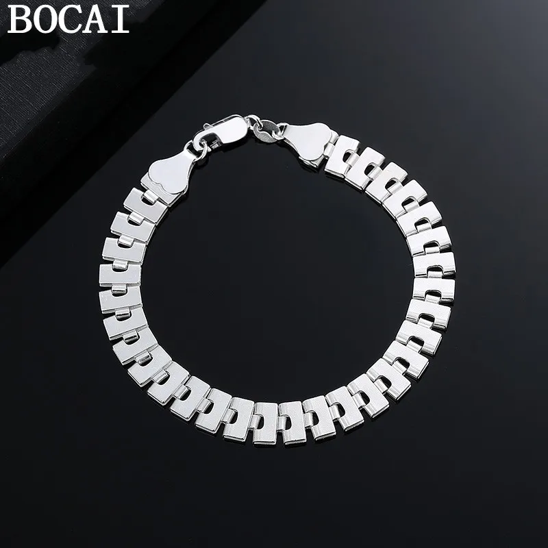 BOCAI NEW S999 Versatile Trend Woven Strap Flat Snake Bone Chain Bracelet
BOCAI NEW S999 Versatile Trend Woven Strap Flat Snake Bone Chain Bracelet