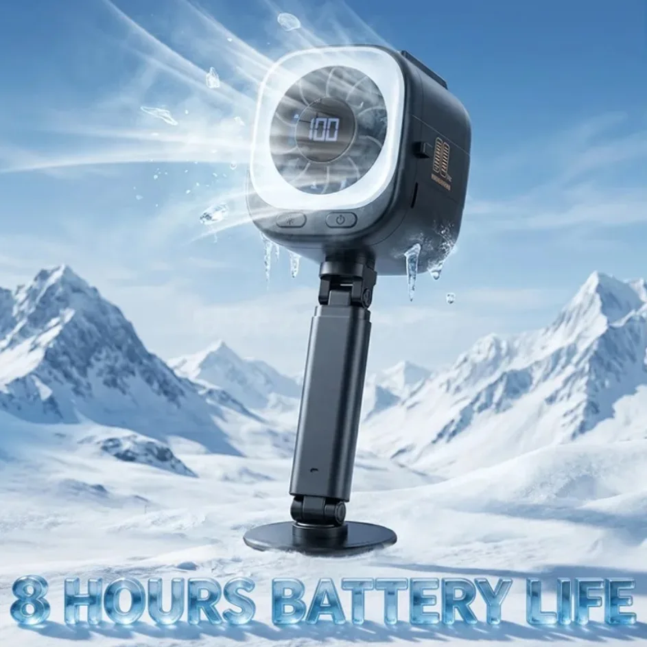 Portable Fan USB Rechargeable 3000mAh 15000RPM High Speed Brushless Motor 6-in-1 Mini Fan with Magnetic Base for Travel Stroller
Portable Fan USB Rechargeable 3000mAh 15000RPM High Speed Brushless Motor 6-in-1 Mini Fan with Magnetic Base for Travel Stroller