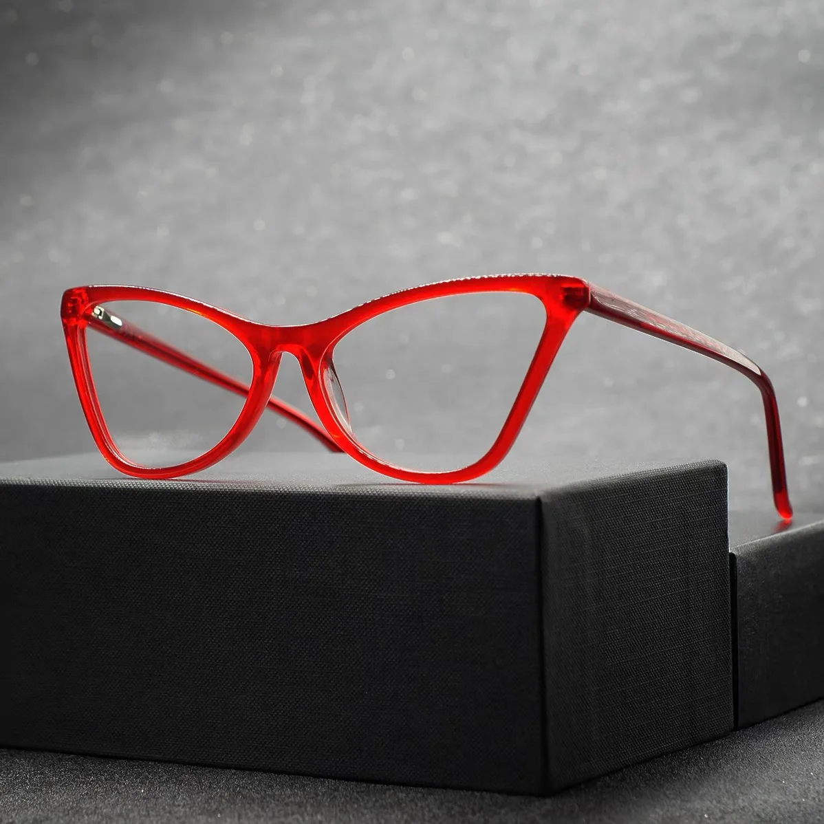 Vintage acetate cat-eye glasses frame Ladies Red Personality acetate optical glasses frame Luxury brand makes prescription glass
Vintage acetate cat-eye glasses frame Ladies Red Personality acetate optical glasses frame Luxury brand makes prescription glass