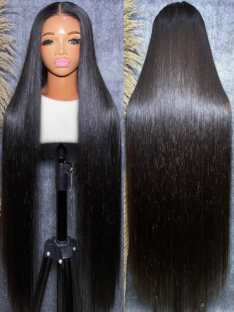 Soft Straight Lace Front Wigs 13X6 Hd Lace Frontal Wig 300% Density Glueless 13X4 Human Hair 30 40 Inch Malaysia Silky Straight Long Hair Wigs
Soft Straight Lace Front Wigs 13X6 Hd Lace Frontal Wig 300% Density Glueless 13X4 Human Hair 30 40 Inch Malaysia Silky Straight Long Hair Wigs