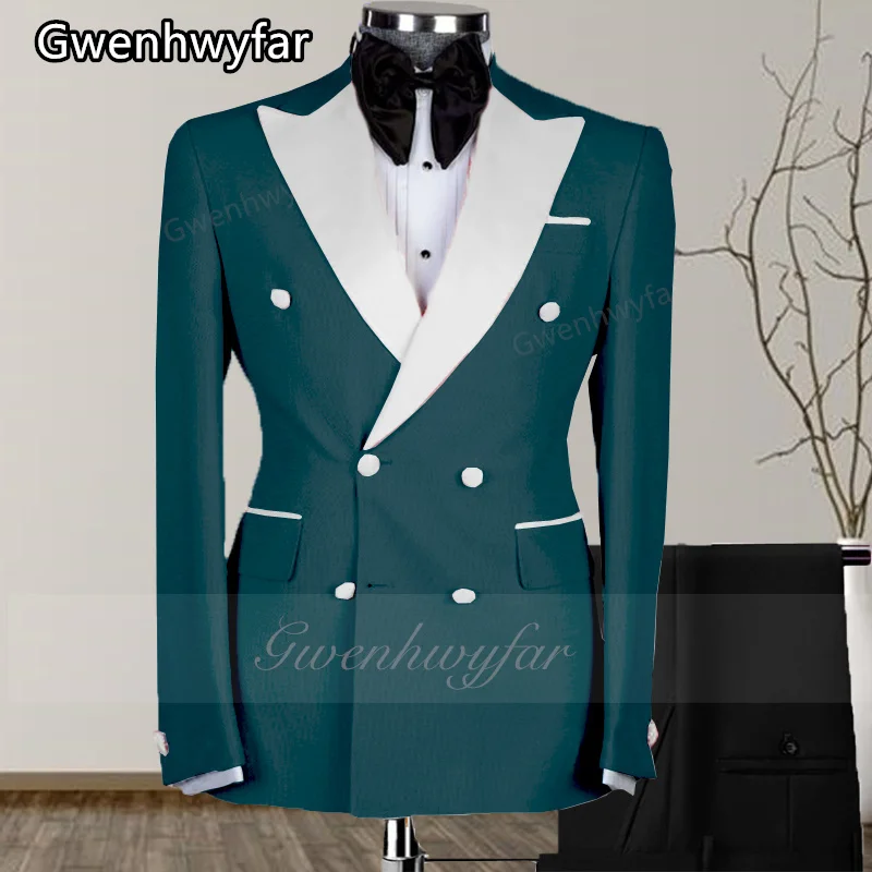Gwenhwyar 2025 Casual Groom Tuxedos Fashion Wedding Suits For Men Jacket 2 Pieces Set Custom Prom Blazer Terno Masculino
Gwenhwyar 2025 Casual Groom Tuxedos Fashion Wedding Suits For Men Jacket 2 Pieces Set Custom Prom Blazer Terno Masculino