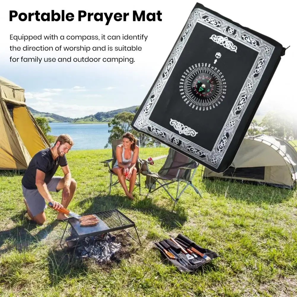 Pocket Size Prayer Mat Foldable Waterproof Travel Prayer Mat with Compass Exquisite Pattern Wear Resistant Material for Muslims
Pocket Size Prayer Mat Foldable Waterproof Travel Prayer Mat with Compass Exquisite Pattern Wear Resistant Material for Muslims