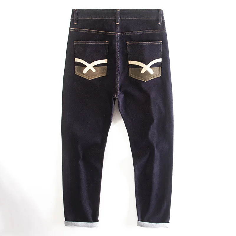 Fashion Design Men's Slim Fit Straight Leg Stretch Simple Versatile High Street Trendy Jeans
Fashion Design Men's Slim Fit Straight Leg Stretch Simple Versatile High Street Trendy Jeans