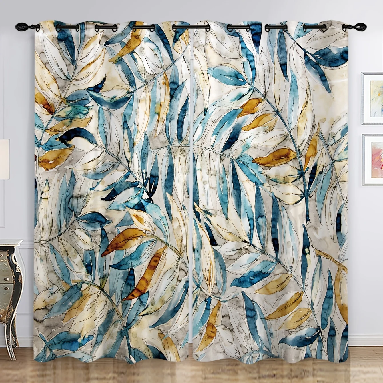 Tropical Vegetation Green Curtains Digital Printing Curtain Rod Pocket Curtains For Living Room Bedroom Home Decoration 2PCS
Tropical Vegetation Green Curtains Digital Printing Curtain Rod Pocket Curtains For Living Room Bedroom Home Decoration 2PCS
