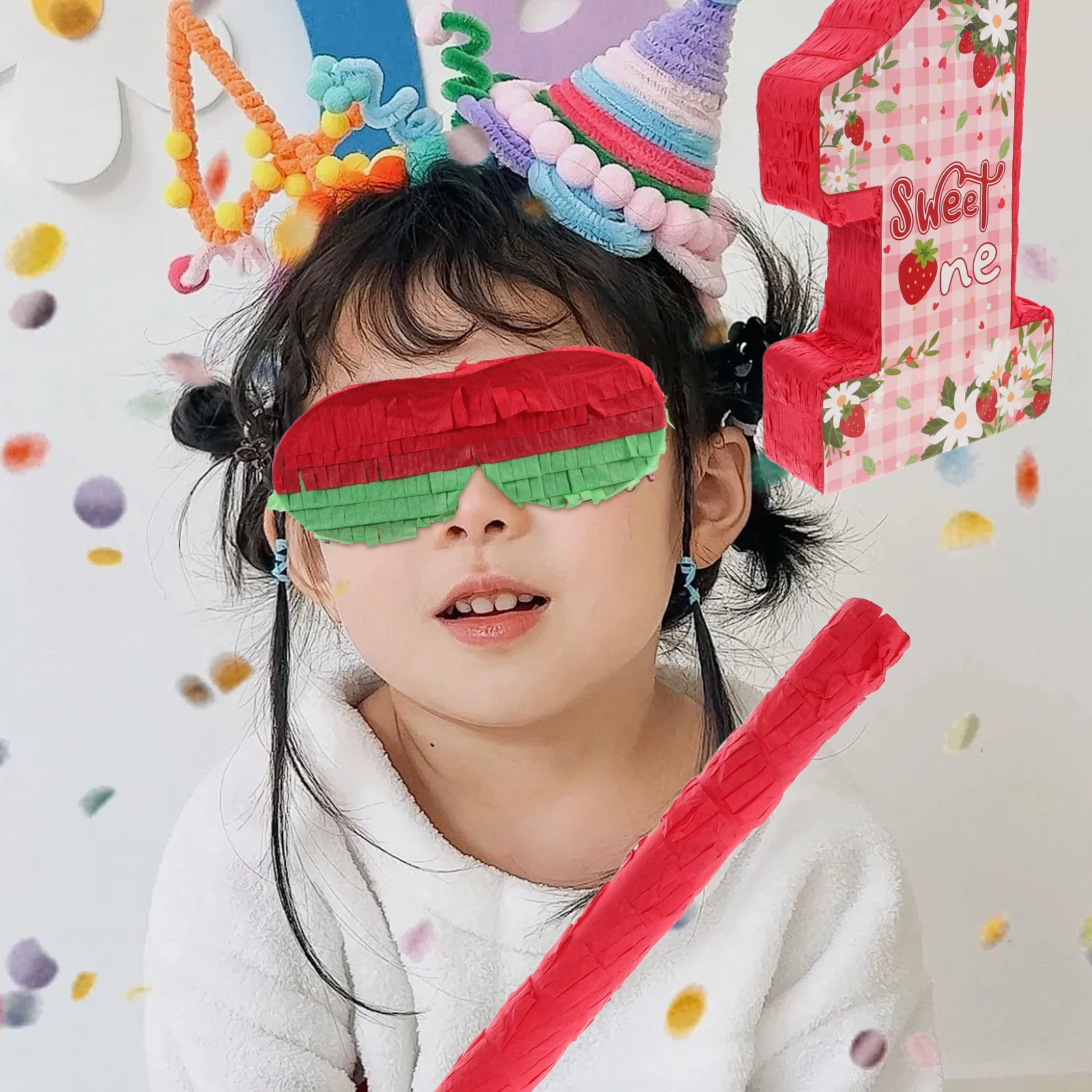 1 set Strawberry Pinata Favor Birthday Plaything Bright Color Paper Decorations Cute Toys Game Party Prop Prop Celebration
1 set Strawberry Pinata Favor Birthday Plaything Bright Color Paper Decorations Cute Toys Game Party Prop Prop Celebration