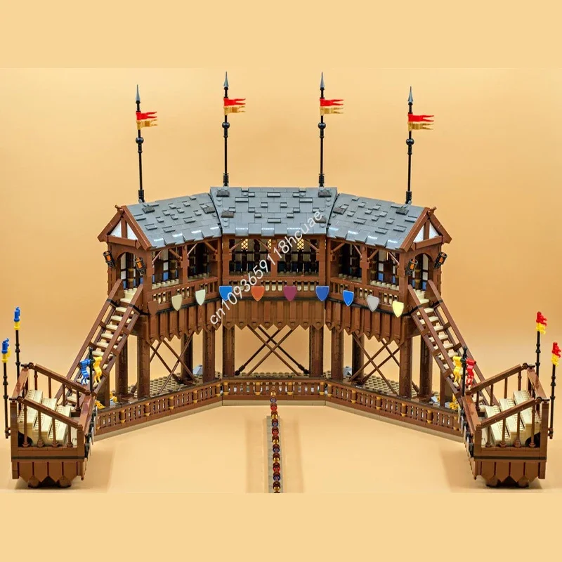 3186pcs MOC Medieval Tournament Grounds Castle Building Blocks Christmas DIY Display Ornament Perfect For Creative Decor Gift
3186pcs MOC Medieval Tournament Grounds Castle Building Blocks Christmas DIY Display Ornament Perfect For Creative Decor Gift