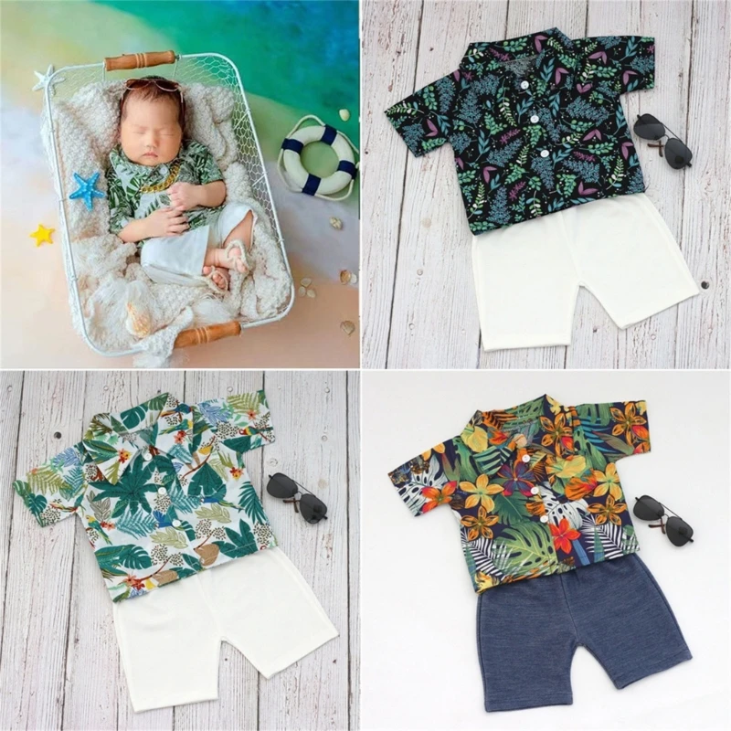 Newborns Baby Boys Floral Printed Clothes Set Summer Short Sleeve Children's Shirt Top+Pants 2Pcs Kids Holiday Beach Outfit
Newborns Baby Boys Floral Printed Clothes Set Summer Short Sleeve Children's Shirt Top+Pants 2Pcs Kids Holiday Beach Outfit