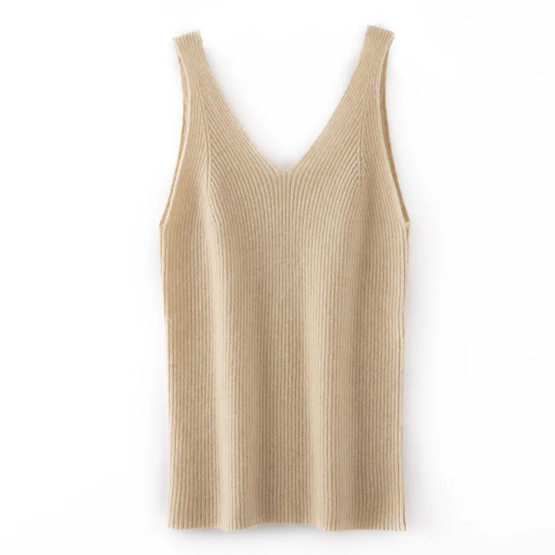 Fashion Women 100% Cashmere Waistcoat Sweater V-neck Pullover Spring Summer Autumn Sleeveless Knitwear Basic Solid Soft Vest
Fashion Women 100% Cashmere Waistcoat Sweater V-neck Pullover Spring Summer Autumn Sleeveless Knitwear Basic Solid Soft Vest