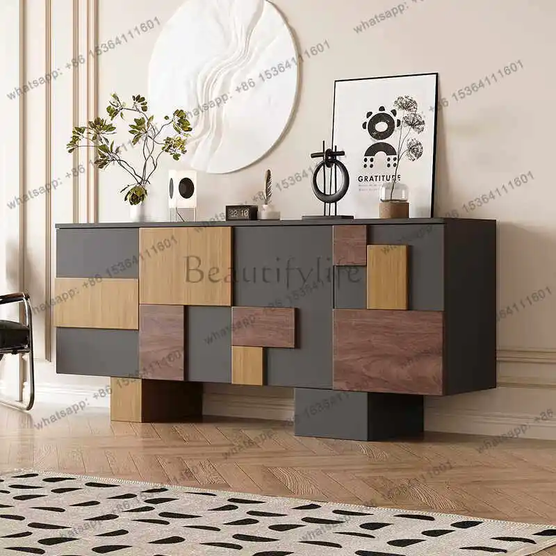 Medieval style living room high-end dining side cabinet Nordic creative modern designer decorative cabinet
Medieval style living room high-end dining side cabinet Nordic creative modern designer decorative cabinet