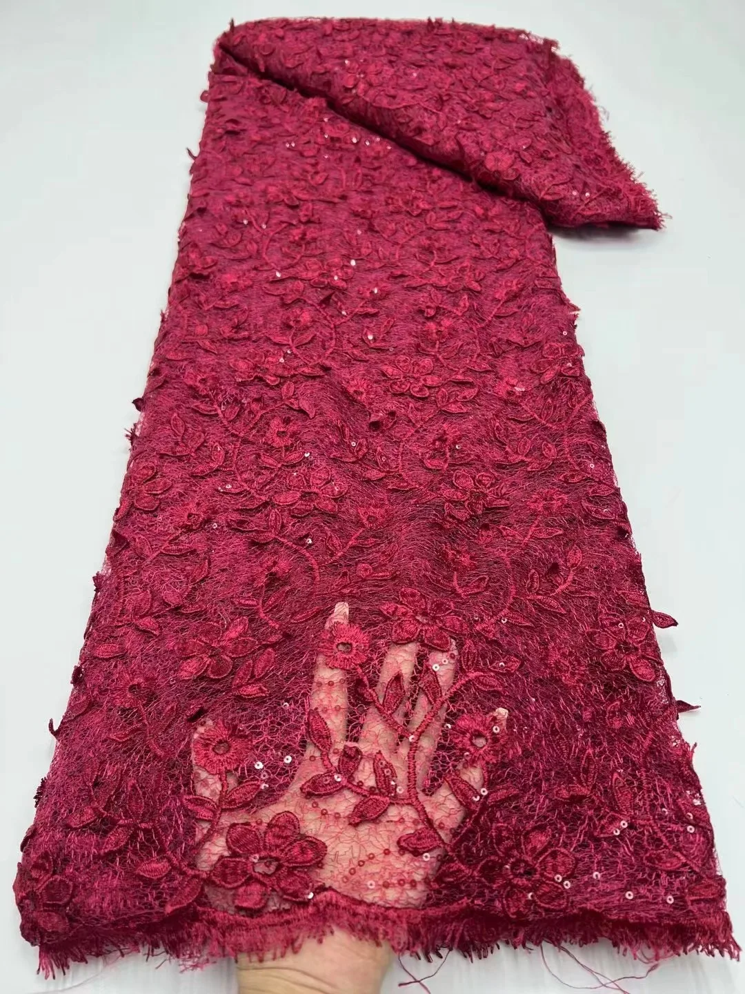 Guipure Cord Lace Fabric With Sequins 2024 Hot Sale African Guipure Cord Nigerian Sequins Water Soluble Lace For Women Dress
Guipure Cord Lace Fabric With Sequins 2024 Hot Sale African Guipure Cord Nigerian Sequins Water Soluble Lace For Women Dress