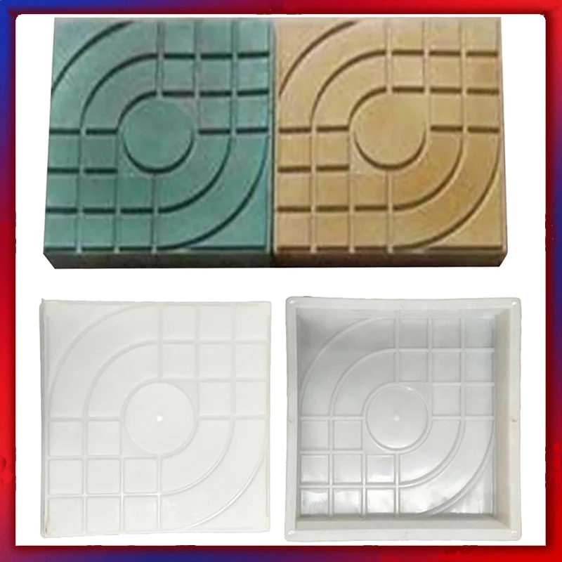 Plastic Paving Mold Making DIY Paving Mould Home Garden Floor Road Concrete Stepping Home Garden Walk Road Decor Accessories
Plastic Paving Mold Making DIY Paving Mould Home Garden Floor Road Concrete Stepping Home Garden Walk Road Decor Accessories