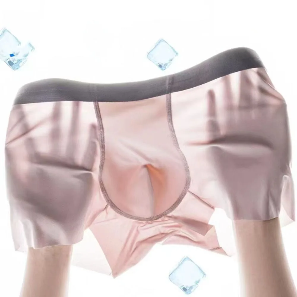 3Pcs Fashion Large Size Underwears for Men Shorts Solid Color Boxer Briefs Mid-Waist Ultra-thin Ice Silk Underpants Male
3Pcs Fashion Large Size Underwears for Men Shorts Solid Color Boxer Briefs Mid-Waist Ultra-thin Ice Silk Underpants Male