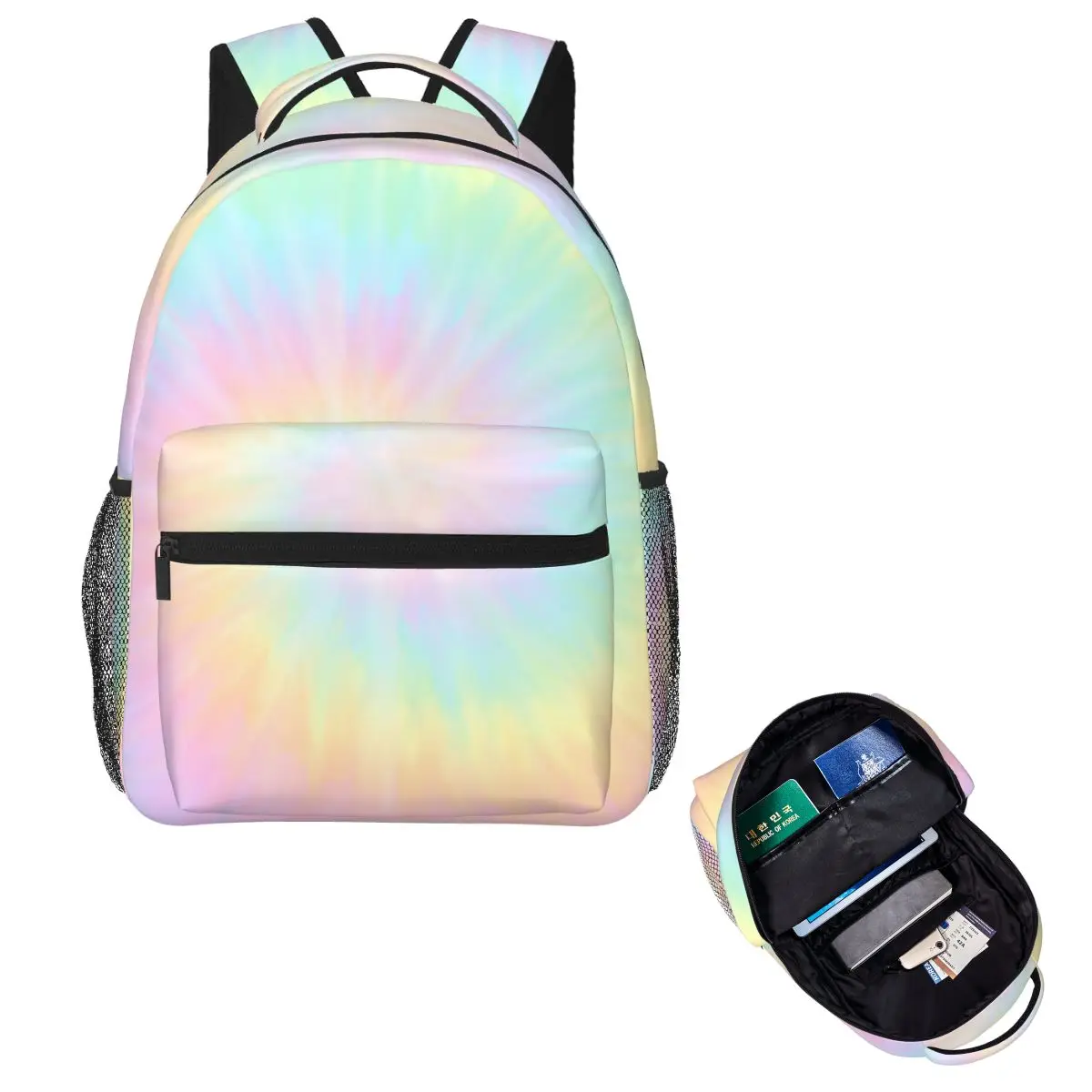 Рюкзак с пастельными обоями Tie Dye, Лидер продаж, рюкзак большой емкости, детская сумка для книг, школьная сумка, сумки на плечо для мужчин и женщин
Рюкзак с пастельными обоями Tie Dye, Лидер продаж, рюкзак большой емкости, детская сумка для книг, школьная сумка, сумки на плечо для мужчин и женщин