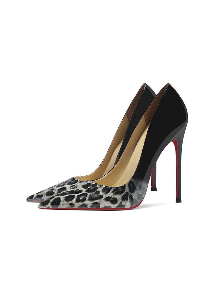 2026 new gradient leopard print pointed high heels for women, slim heels, sexy European and American temperament single shoes
2026 new gradient leopard print pointed high heels for women, slim heels, sexy European and American temperament single shoes