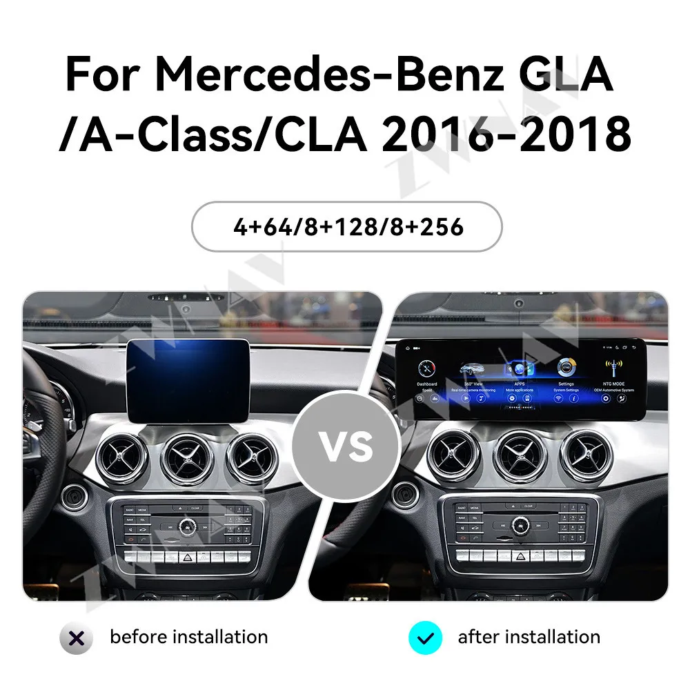CarPlay QLED Car Radio Android 14 For Mercedes-Benz GLA/A-Class/CLA 2016-2018 GPS Navigation Stereo Multimedia Player Head Unit
CarPlay QLED Car Radio Android 14 For Mercedes-Benz GLA/A-Class/CLA 2016-2018 GPS Navigation Stereo Multimedia Player Head Unit