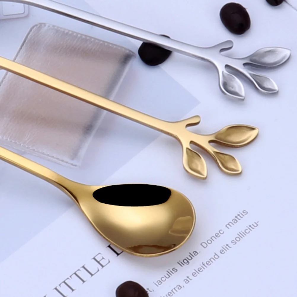 6 pcs Leaf Shape Spoon Stainless Steel Fork Creative Dinner Home Restaurant Elegant Kitchen Barware
6 pcs Leaf Shape Spoon Stainless Steel Fork Creative Dinner Home Restaurant Elegant Kitchen Barware