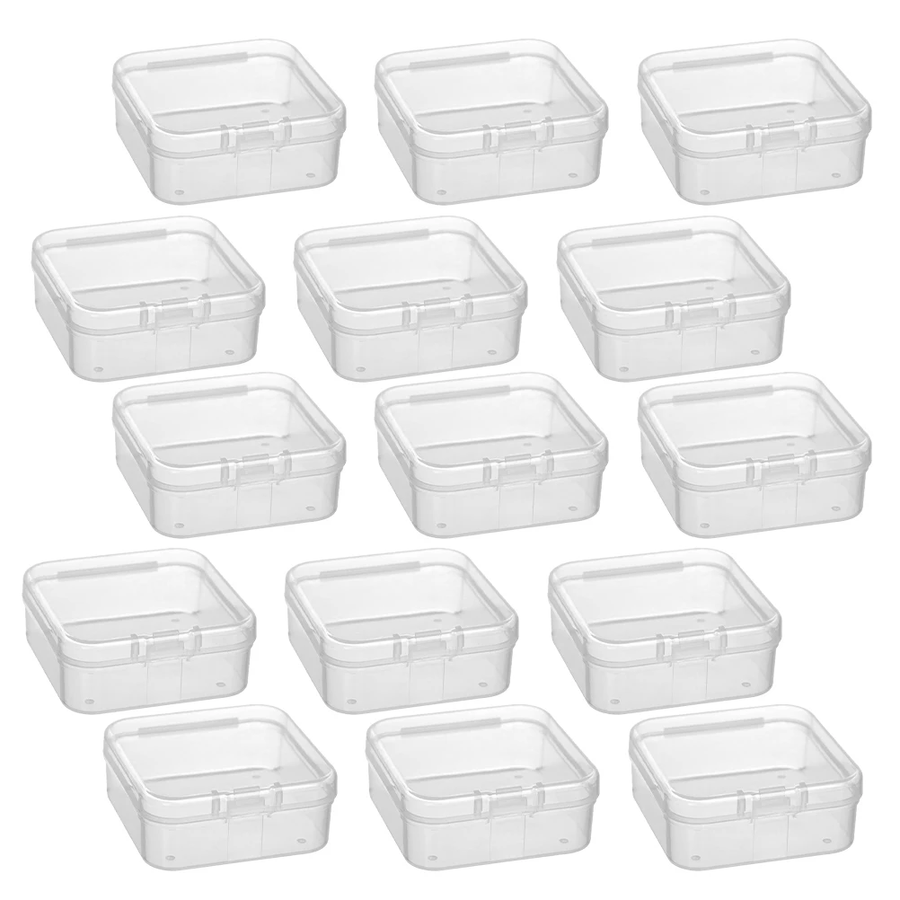 55pcs Transparent Boxes Small Clear Containers for Jewelry Beads Small Container Organization Sealed Lid Square Shape
55pcs Transparent Boxes Small Clear Containers for Jewelry Beads Small Container Organization Sealed Lid Square Shape