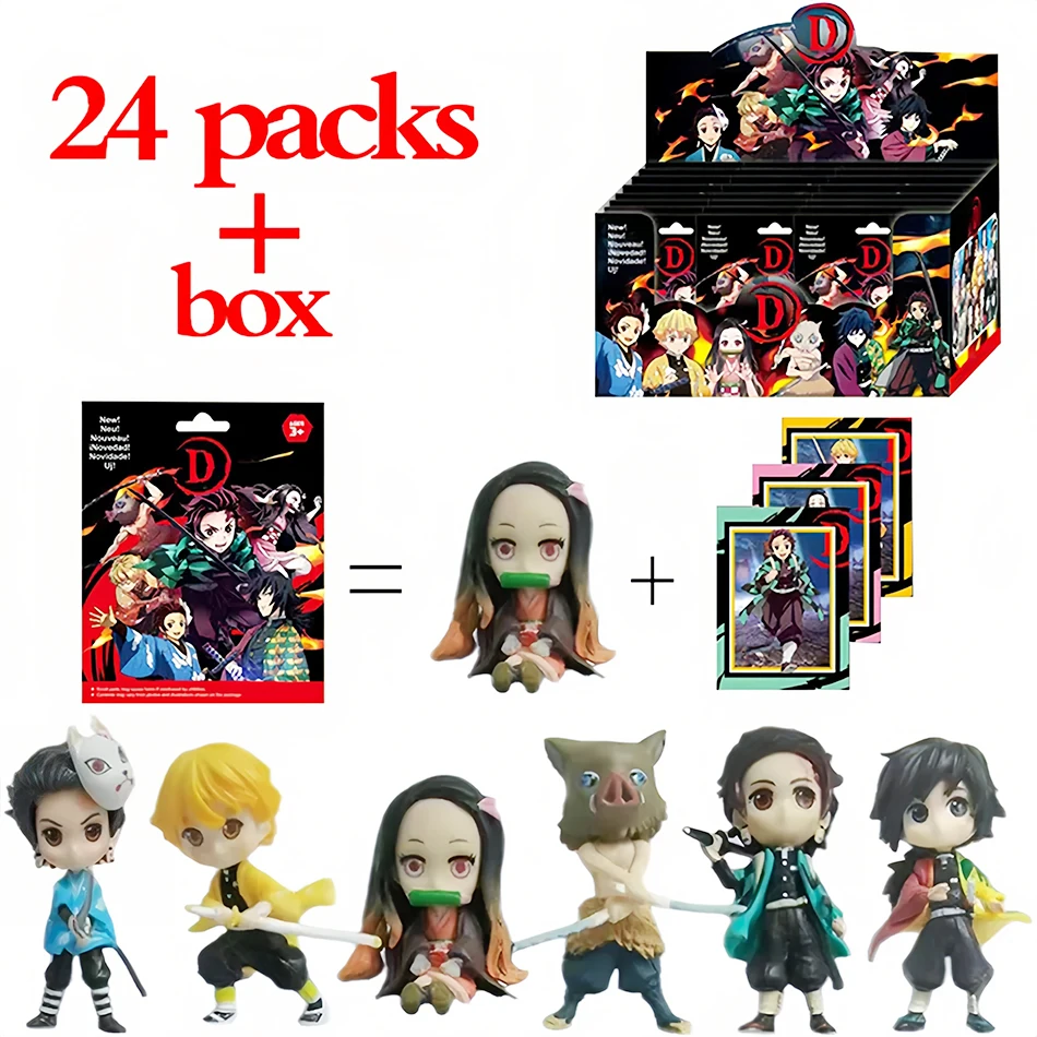 2-24 шт. Аниме-фигурки Demon Slayer: Kimetsu no Yaiba (Убийца демонов) в слепых коробках, персонажи Чарко, Жиланг, Ю Бин, Шаньи, ПВХ-модели, украшения, подарок на день рождения
2-24 шт. Аниме-фигурки Demon Slayer: Kimetsu no Yaiba (Убийца демонов) в слепых коробках, персонажи Чарко, Жиланг, Ю Бин, Шаньи, ПВХ-модели, украшения, подарок на день рождения