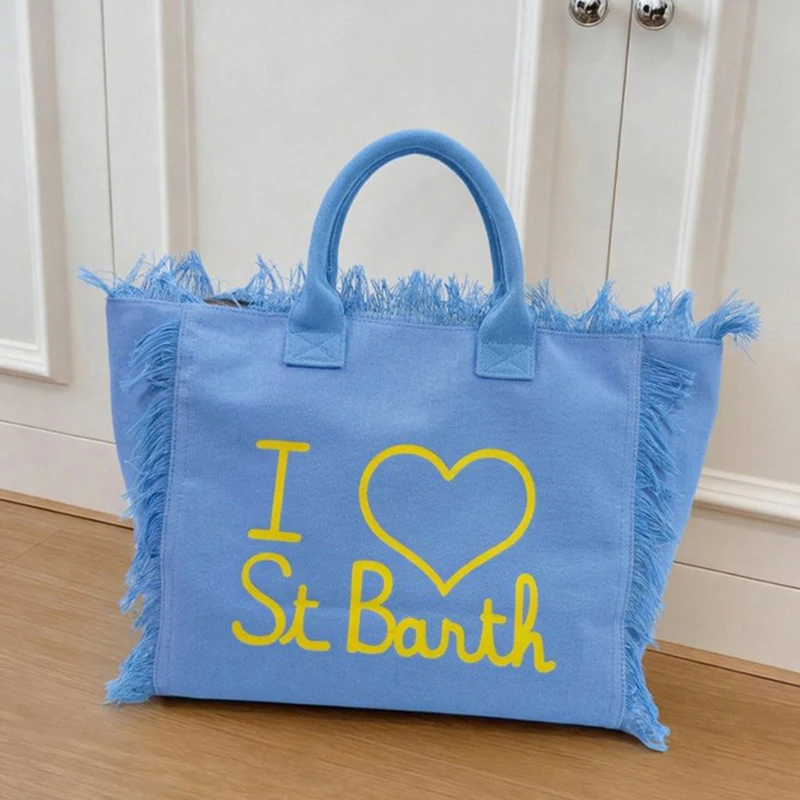 Letter Print Canvas Tote Bag Heart Pattern Tassel Decor Fashion Large Capacity Shoulder Bag 2026 Summer Beach Vacation Handbag
Letter Print Canvas Tote Bag Heart Pattern Tassel Decor Fashion Large Capacity Shoulder Bag 2026 Summer Beach Vacation Handbag