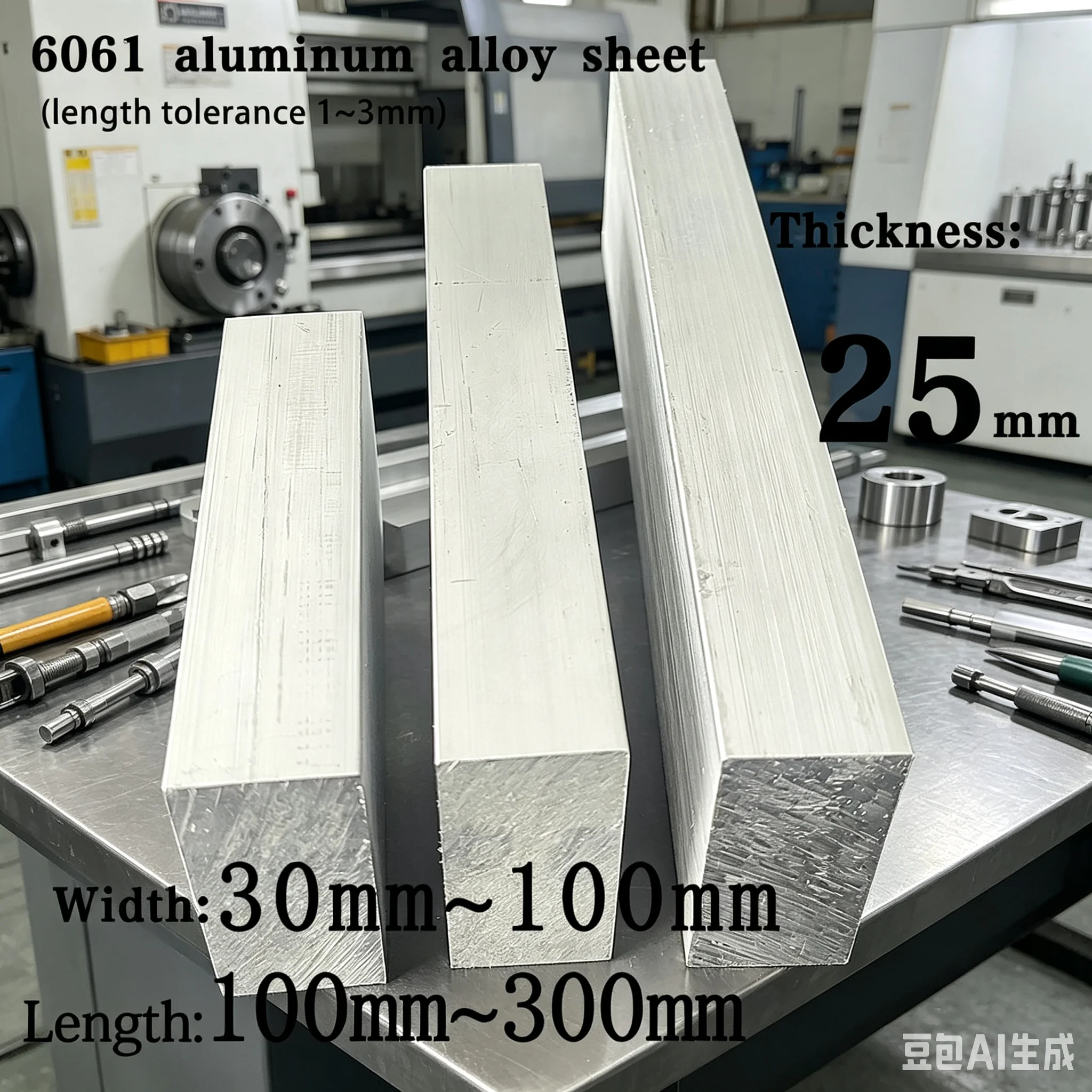 6061High quality aluminum alloy sheet, thickness: 25mm, width: 30-100mm, length: 100-300mm, widely used for your selection
6061High quality aluminum alloy sheet, thickness: 25mm, width: 30-100mm, length: 100-300mm, widely used for your selection