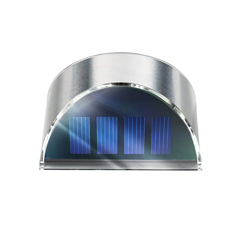 2pcs Solar Wall Light Stainless Steel Waterproof Outdoor Fence Lamp Solar Powered Garden Yard Deck Garage Porch Light Silver
2pcs Solar Wall Light Stainless Steel Waterproof Outdoor Fence Lamp Solar Powered Garden Yard Deck Garage Porch Light Silver
