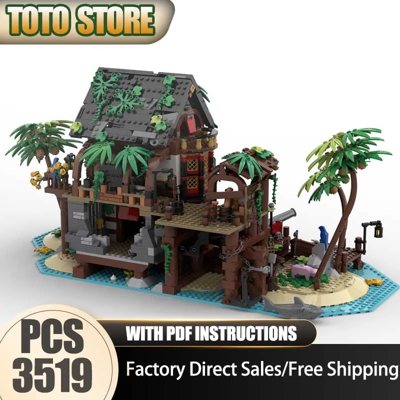 Pirate Fortress Model Moc Building Blocks Modular Inn - Island Tavern Model Technology Brick Assembly Construction Toy Holiday
Pirate Fortress Model Moc Building Blocks Modular Inn - Island Tavern Model Technology Brick Assembly Construction Toy Holiday