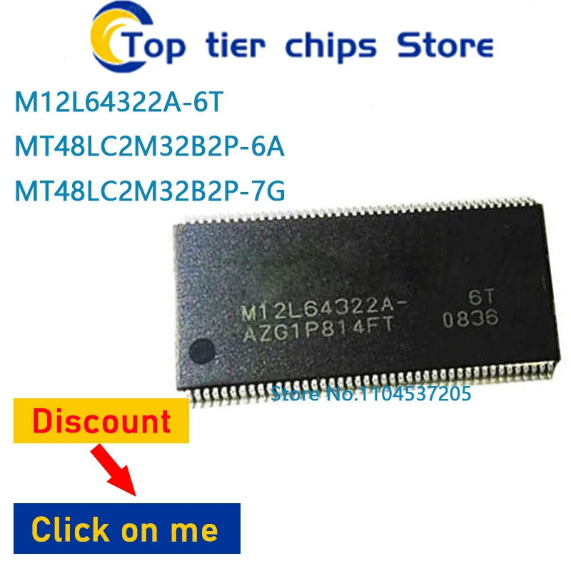 1 шт./лот M12L64322A-6T MT48LC2M32B2P-6A MT48LC2M32B2P-7G TSOP 100% новый
1 шт./лот M12L64322A-6T MT48LC2M32B2P-6A MT48LC2M32B2P-7G TSOP 100% новый