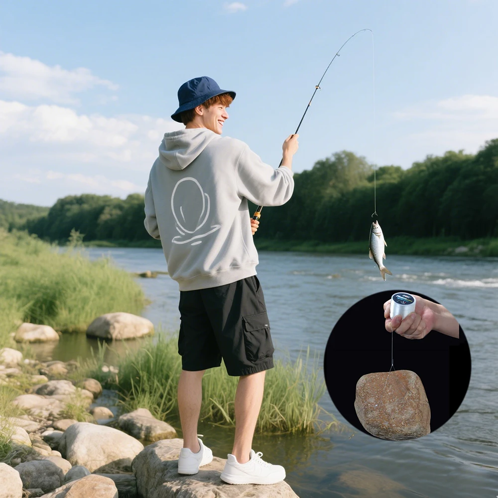 120m Fishing Line Fluorocarbon Coating Treatment Process Carbon Surface Nylon Molecules Pulling Line Wearproof Fishing Tackle
120m Fishing Line Fluorocarbon Coating Treatment Process Carbon Surface Nylon Molecules Pulling Line Wearproof Fishing Tackle