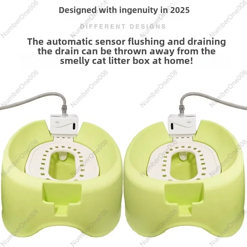 Infrared Induction Cat Litter Box Automatic Flushing Cat Toilet Cat Litter Box Toilet Open Squatting Potty Dog Toilet Indoor
Infrared Induction Cat Litter Box Automatic Flushing Cat Toilet Cat Litter Box Toilet Open Squatting Potty Dog Toilet Indoor