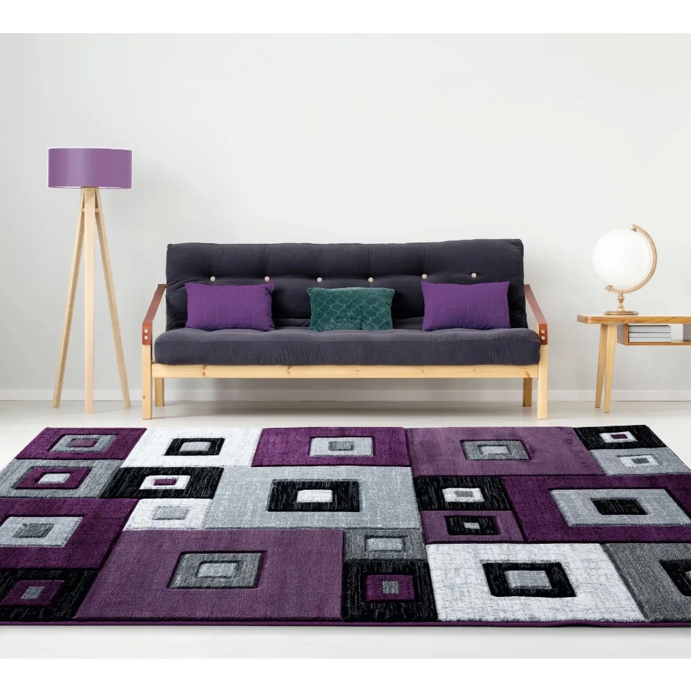 United Weavers Drachma Benson Modern Geometric Accent Rug, Plum, 2'7 x 4'2
United Weavers Drachma Benson Modern Geometric Accent Rug, Plum, 2'7 x 4'2