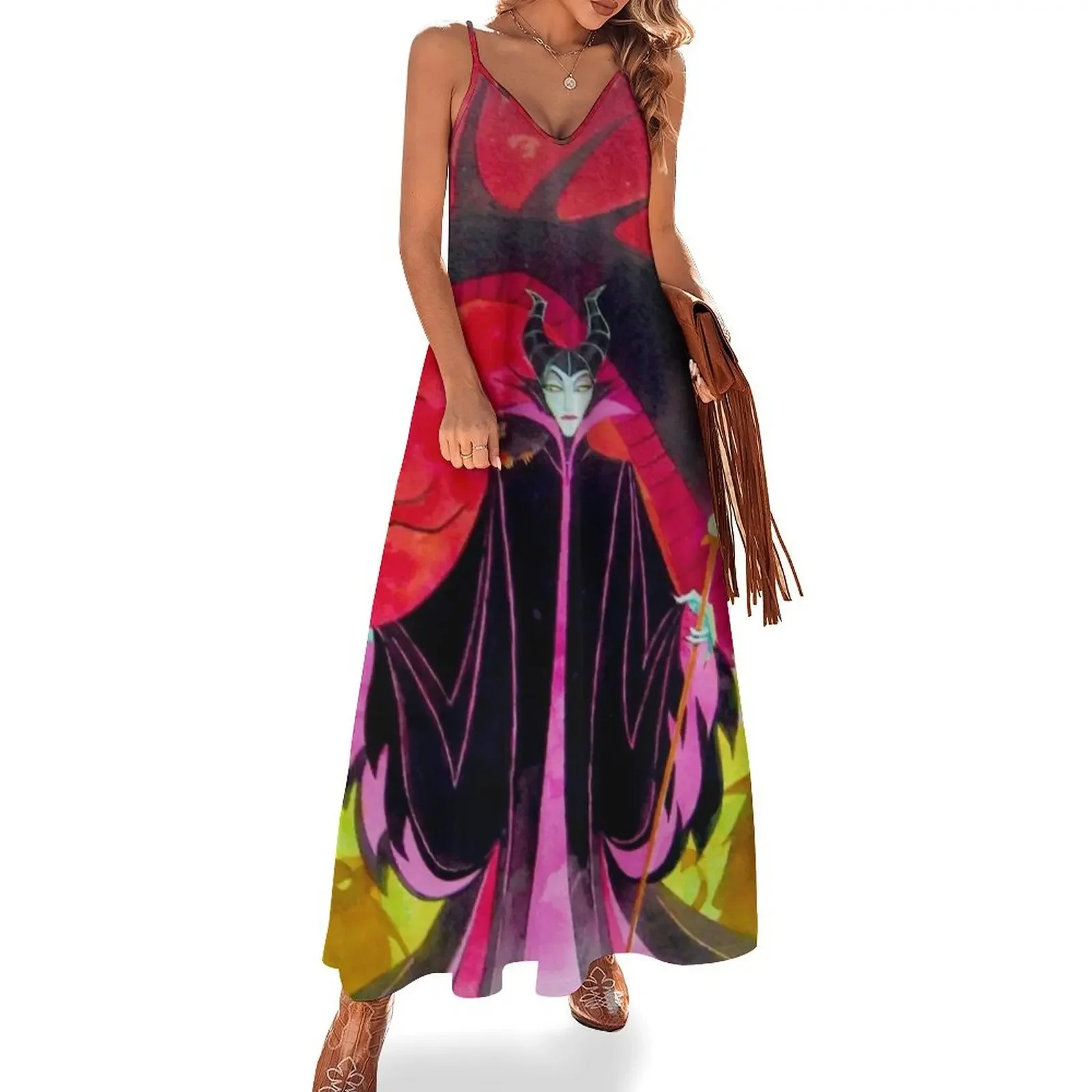 Evil Witch 2 Sleeveless Dress birthday dresses for women Long dress woman long dresses for women summer dress women 2025
Evil Witch 2 Sleeveless Dress birthday dresses for women Long dress woman long dresses for women summer dress women 2025