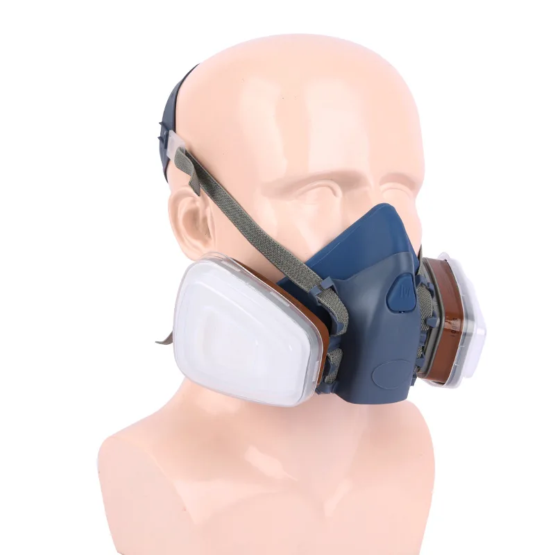 Model 7502 gas and dust respirator, suitable for painting, spraying, organic vapors, and chemical gas filtration
Model 7502 gas and dust respirator, suitable for painting, spraying, organic vapors, and chemical gas filtration