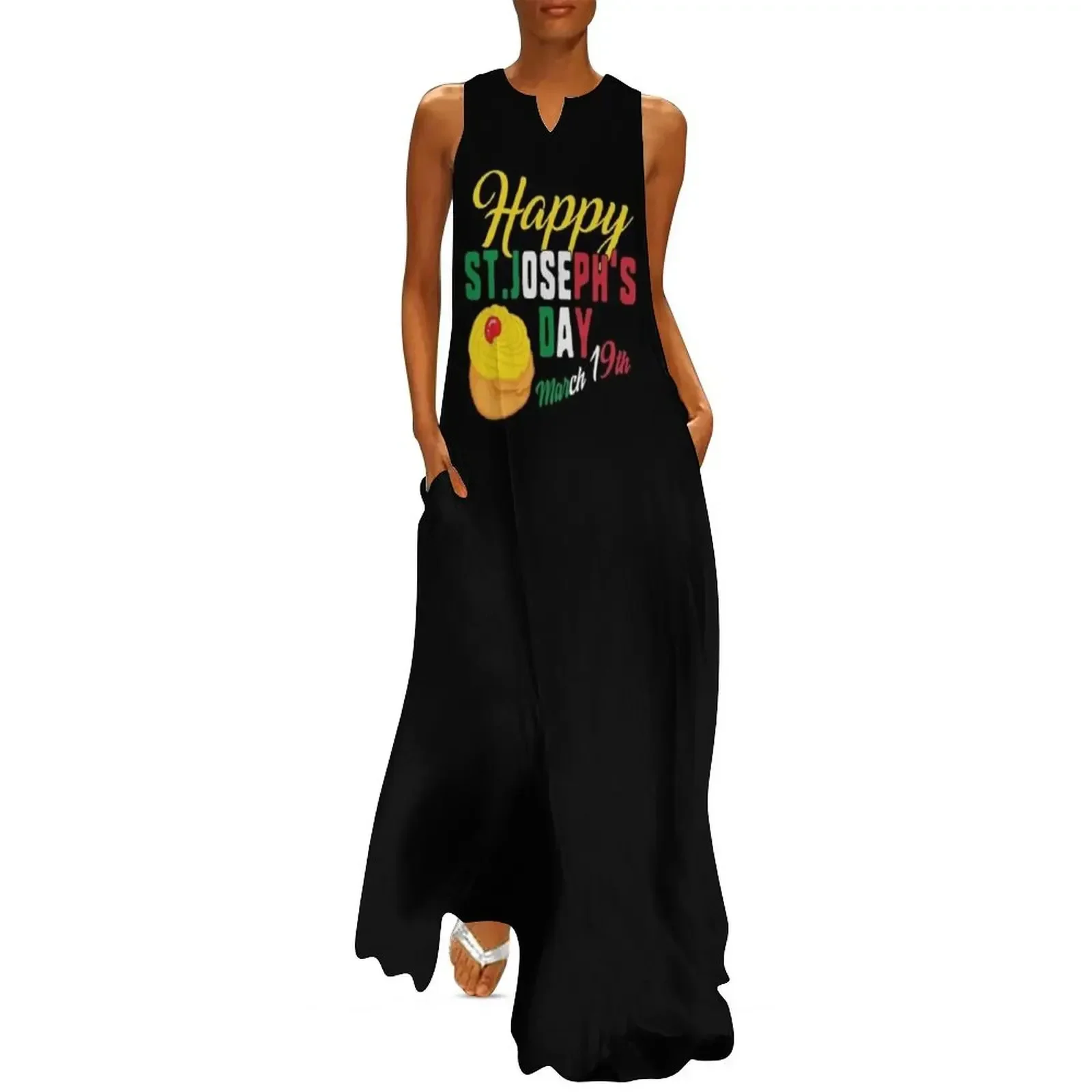 Happy St Josephs Day Jesus Sfingi Zeppole March 19th Christ Catholic Religious Christian Gift Long Dress dress summer Dress
Happy St Josephs Day Jesus Sfingi Zeppole March 19th Christ Catholic Religious Christian Gift Long Dress dress summer Dress