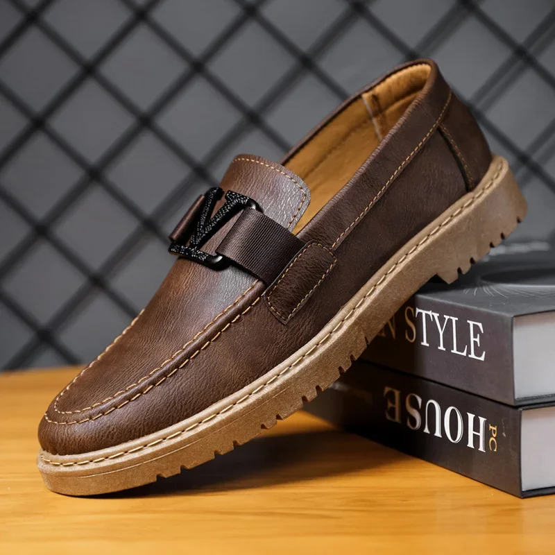 Men Loafers Fashion Handmade Leather Shoe Classic Business Casual Shoes for Men Luxury Formal Shoe Slip-On Driving Shoes Zapatos
Men Loafers Fashion Handmade Leather Shoe Classic Business Casual Shoes for Men Luxury Formal Shoe Slip-On Driving Shoes Zapatos