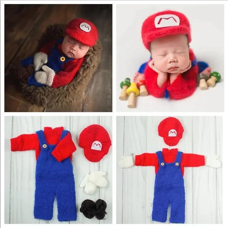 2027Baby Mario photo props,handmade mohair clothes for newborn photo shoot
2027Baby Mario photo props,handmade mohair clothes for newborn photo shoot