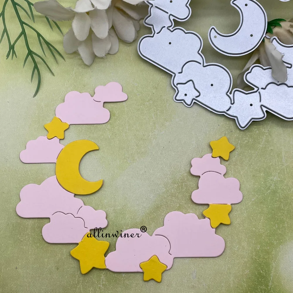 Baby Clouds Stars Moon Metal Cutting Dies Stencils Die Cut for DIY Scrapbooking Album Paper Card Embossing
Baby Clouds Stars Moon Metal Cutting Dies Stencils Die Cut for DIY Scrapbooking Album Paper Card Embossing