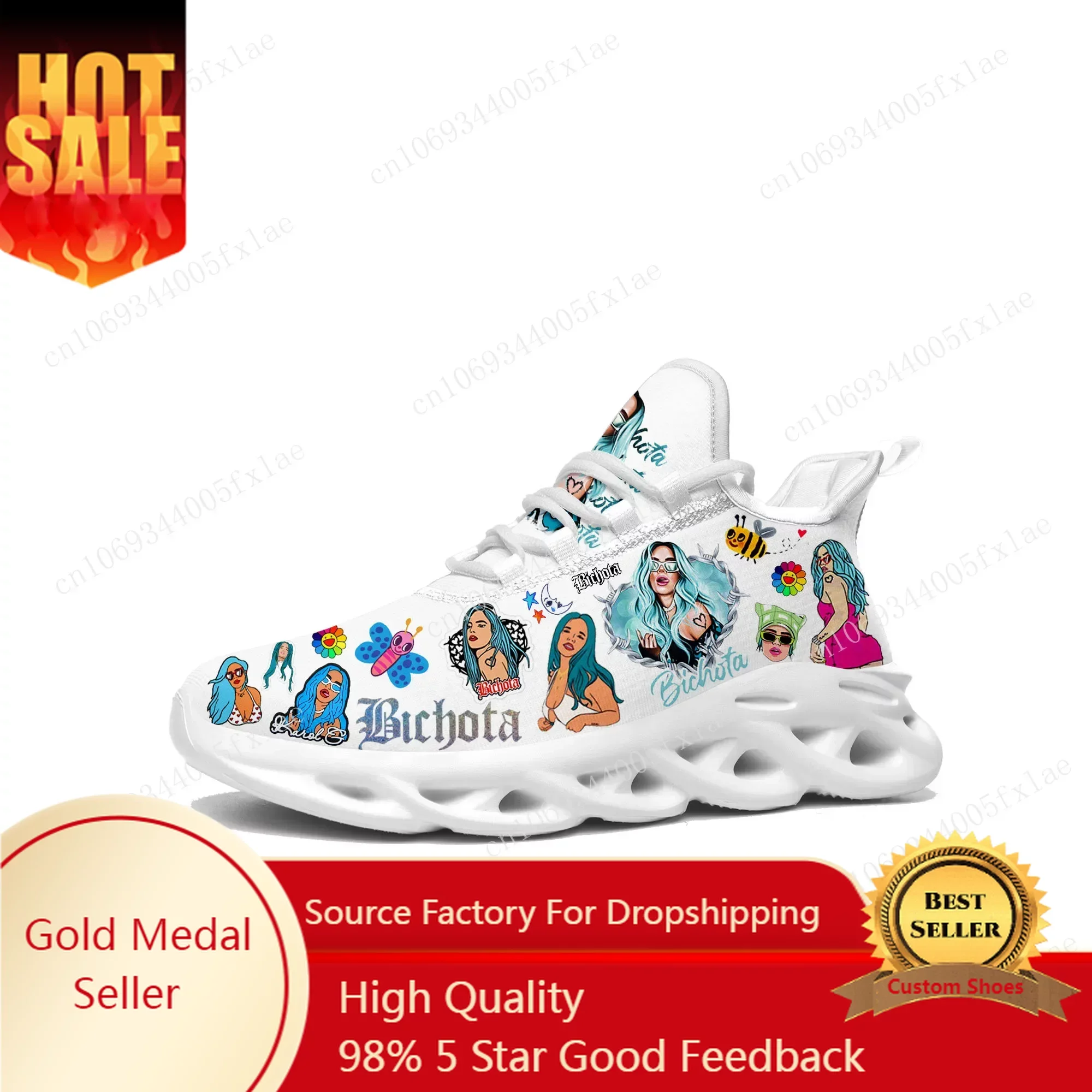 Karol G Bichota Flats Sneakers Mens Womens Sports Running Shoes Quality Sneaker Lace Up Mesh Footwear Tailor-made Shoe White
Karol G Bichota Flats Sneakers Mens Womens Sports Running Shoes Quality Sneaker Lace Up Mesh Footwear Tailor-made Shoe White