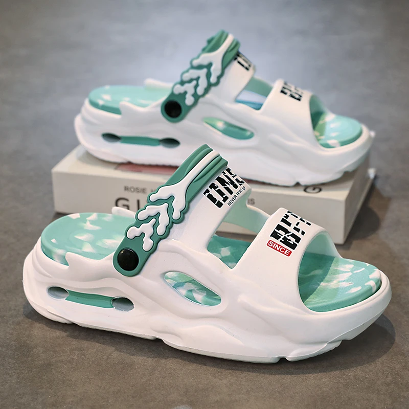 Men's Summer Outdoor Wear Casual Sports Anti-Slip Wear-Resistant Slippers Thick Bottom Step-Feeling Large Size 45 Two-Way Wea...
Men's Summer Outdoor Wear Casual Sports Anti-Slip Wear-Resistant Slippers Thick Bottom Step-Feeling Large Size 45 Two-Way Wea...