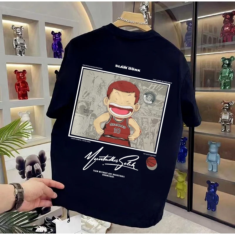 New Anime 3D Printed Anime Slam Dunk Master T-shirt Summer Fashion Breathable Quick Drying Suitable For Both Men and Women's Top
New Anime 3D Printed Anime Slam Dunk Master T-shirt Summer Fashion Breathable Quick Drying Suitable For Both Men and Women's Top