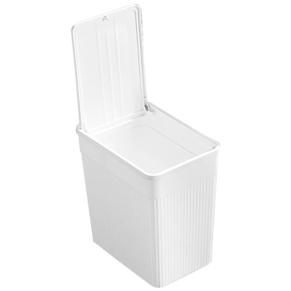 Small Trash Can Push Bedroom Bathroom Garbage with Press Lid Storage Box White Office
Small Trash Can Push Bedroom Bathroom Garbage with Press Lid Storage Box White Office