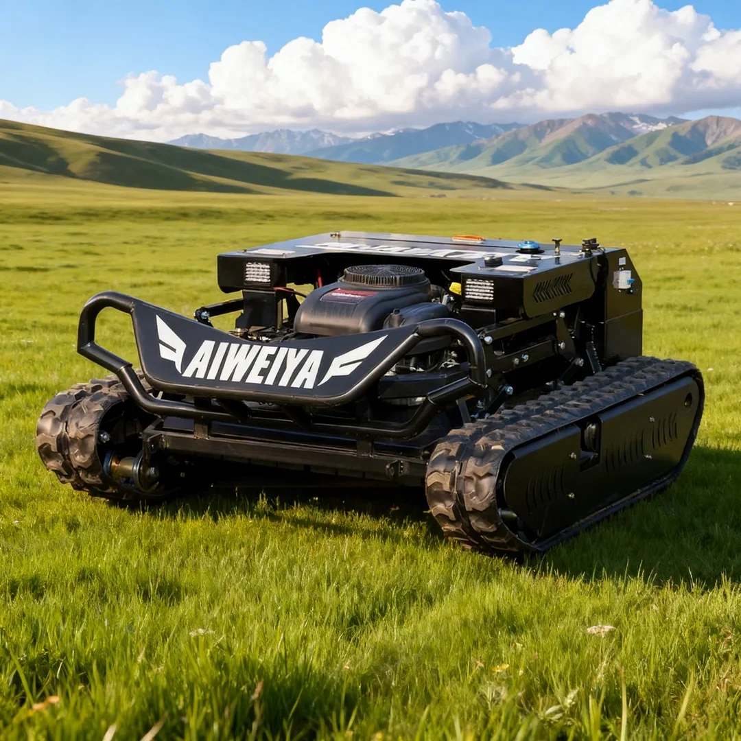 Customized Wireless Remote Control All-Terrain Flail Lawn Mower 55° Slope Climbing Euro V Certified for Orchard Farm Lawn Yard
Customized Wireless Remote Control All-Terrain Flail Lawn Mower 55° Slope Climbing Euro V Certified for Orchard Farm Lawn Yard
