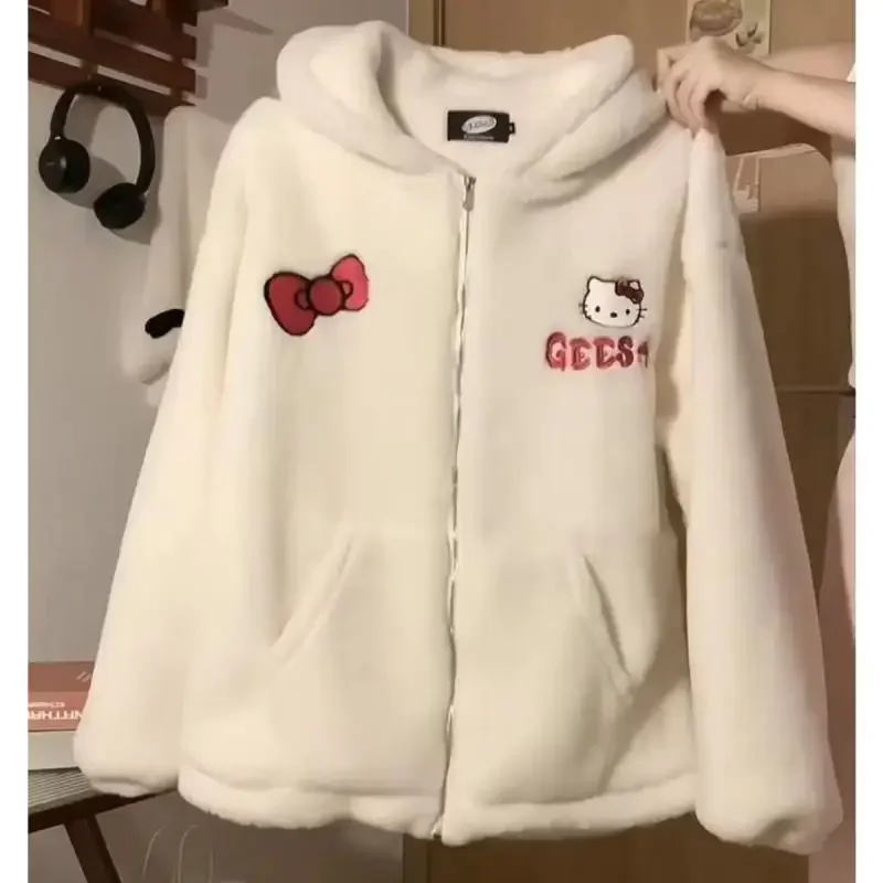 Sanrio Cute Cartoon Hello Kitty Warm Comfortable Jacket Anime Kawaii Thick Casual Fashion Coats Student Top Birthday Gift
Sanrio Cute Cartoon Hello Kitty Warm Comfortable Jacket Anime Kawaii Thick Casual Fashion Coats Student Top Birthday Gift