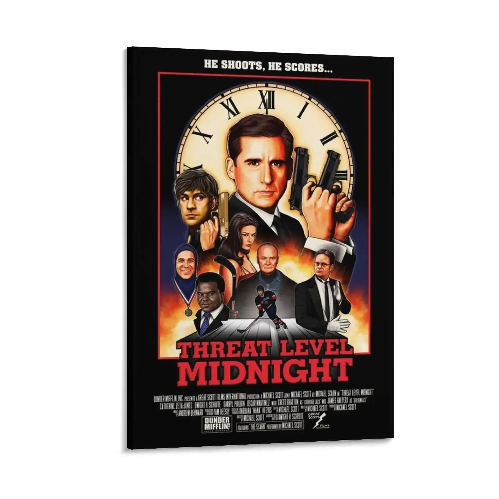 Threat Level Midnight Canvas Painting aesthetic room posters decorative pictures for the room home decoration luxury
Threat Level Midnight Canvas Painting aesthetic room posters decorative pictures for the room home decoration luxury