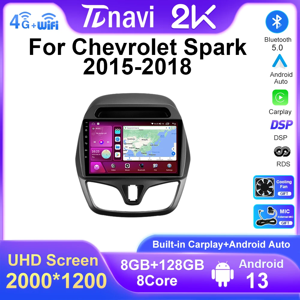 Carplay For Chevrolet Spark Beat 2015 2016 - 2018 Car Bluetooth Radio Multimedia Player GPS Intelligent System Android Auto
Carplay For Chevrolet Spark Beat 2015 2016 - 2018 Car Bluetooth Radio Multimedia Player GPS Intelligent System Android Auto