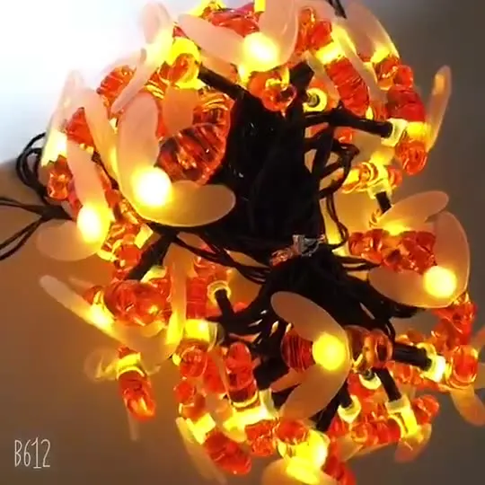 Solar Powered Bee Fairy Lights - Waterproof Outdoor String (50 LED) for Garden, Patio, Yard, Party
Solar Powered Bee Fairy Lights - Waterproof Outdoor String (50 LED) for Garden, Patio, Yard, Party