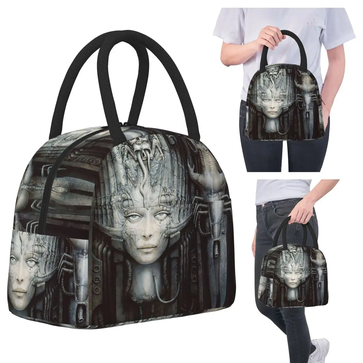 Hr Giger - Li - Painting Insulated Lunch Bag for Kids School Cooler Thermal Food Box Tote Portable Lunch Boxes Container
Hr Giger - Li - Painting Insulated Lunch Bag for Kids School Cooler Thermal Food Box Tote Portable Lunch Boxes Container