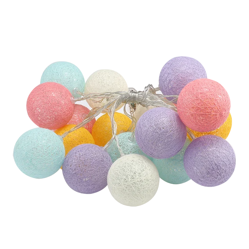 colorful led cotton ball string light for holiday Christmas decoration three leaf manufacturer
colorful led cotton ball string light for holiday Christmas decoration three leaf manufacturer