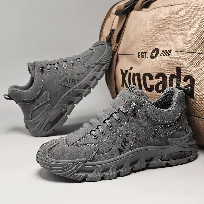 Comfortable Men's Casual Shoes Fashionable Versatile Sporty Thick Bottom Dad Shoes Breathable round Toe Zipper Closure
Comfortable Men's Casual Shoes Fashionable Versatile Sporty Thick Bottom Dad Shoes Breathable round Toe Zipper Closure